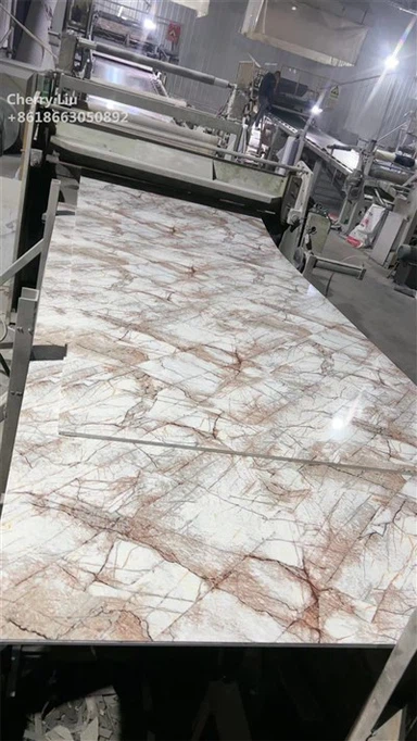 Marmor Väggpanel PVC-ark