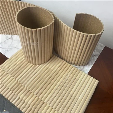 Massivt trä flexibel ARC böjd panel