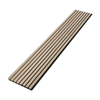 Akustiska väggpaneler av trä med olika design